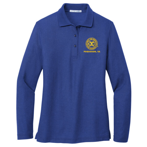 Ladies Port Authority® Silk Touch™ Longsleeve Polo Thumbnail