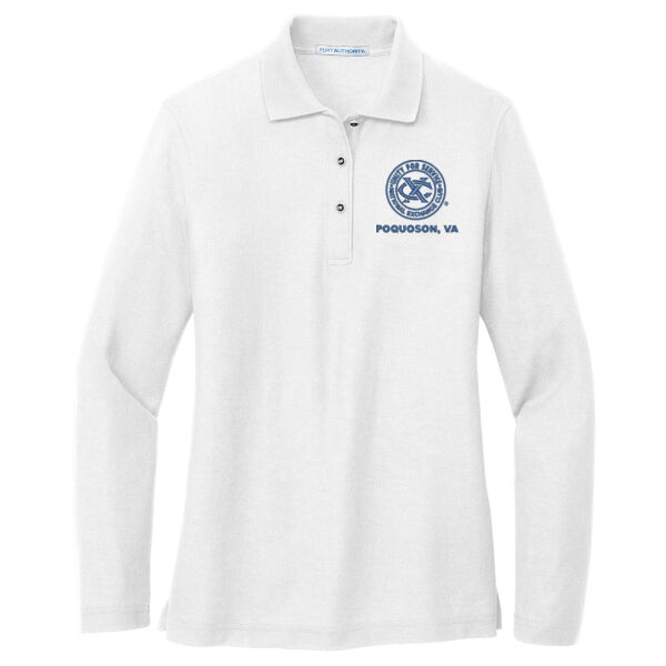 Ladies Port Authority® Silk Touch™ Longsleeve Polo Thumbnail